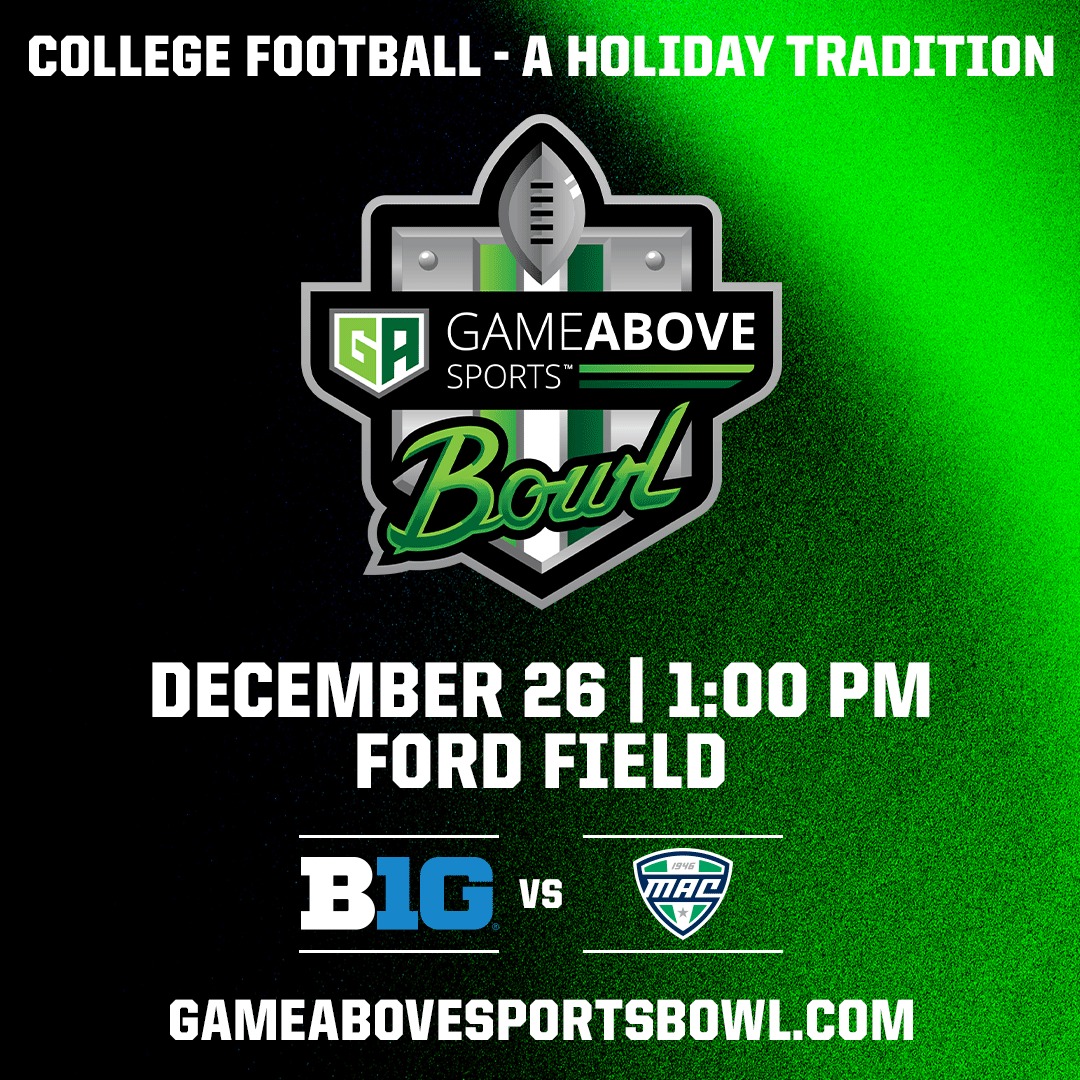 College football is back in the D!Mark your calendars for the 2025 GameAbove Sports Bowl📆 Decem